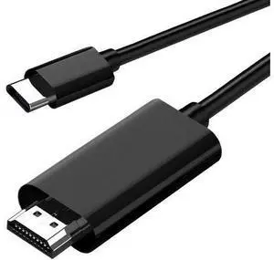 6ft USB-C to HDMI 4K Cable, USB Type-C Video Cord Compatible with MacBook, iPad Pro, Chromebook, Monitors & TVs 6ft USB-C to HDMI 4K Cable, USB Type-C Video Cord Compatible with MacBook, iPad Pro, Chromebook, Monitors & TVs