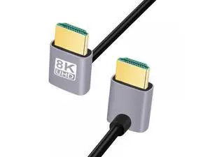 50cm Ultra-Thin HDMI 2.1 Cable, Super Flexible Slim Type-A Cord with Down 90° to Up 90° Angled Plugs, Support 8K & 4K UHD for Computers and HDTVs 50cm Ultra-Thin HDMI 2.1 Cable, Super Flexible Slim Type-A Cord with Down 90° to Up 90° Angled Plugs, Support 8K & 4K UHD for Computers and HDTVs