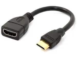 Mini HDMI Male to HDMI Female Extension Adapter, Supports 4K@60Hz UHD for Monitor Camera HDTV Mini HDMI Male to HDMI Female Extension Adapter, Supports 4K@60Hz UHD for Monitor Camera HDTV