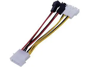 1PCS 4Pin Molex to 3Pin Fan Power Adapter Cable for PC Case & CPU Fan 1PCS 4Pin Molex to 3Pin Fan Power Adapter Cable for PC Case & CPU Fan