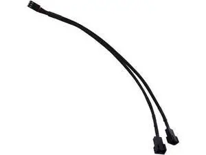 10 Inches Braided Sleeved 3-Pin Fan Y-Splitter Cable, 1-to-2 PC Case/CPU Fan Splitter Adapter for Motherboard 10 Inches Braided Sleeved 3-Pin Fan Y-Splitter Cable, 1-to-2 PC Case/CPU Fan Splitter Adapter for Motherboard