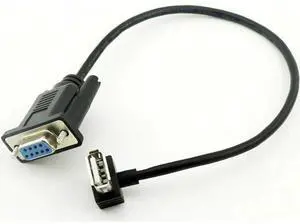 8 Inch (25cm) USB 2.0 A Female to DB9 Female RS232 Serial Adapter Cable, 1 Piece 8 Inch (25cm) USB 2.0 A Female to DB9 Female RS232 Serial Adapter Cable, 1 Piece