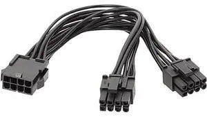 20CM 8Pin to Dual 8Pin GPU Power Splitter Cable, PSU PCIe 8Pin Power Extension Cord for Graphics Card 20CM 8Pin to Dual 8Pin GPU Power Splitter Cable, PSU PCIe 8Pin Power Extension Cord for Graphics Card