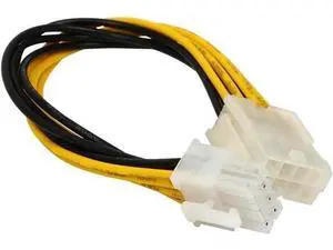 8 Inch 4+4 Pin EPS/ATX 12V CPU Power Extension Cable, 8-Pin Motherboard Power Cord 8 Inch 4+4 Pin EPS/ATX 12V CPU Power Extension Cable, 8-Pin Motherboard Power Cord