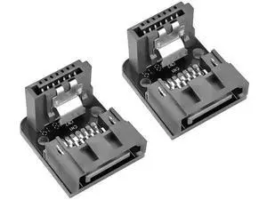 2 PCS 90 Degree SATA 7Pin Male to Female Adapter, Right Angle SATA Data Converter for Motherboard SSD HDD Desktop PC 2 PCS 90 Degree SATA 7Pin Male to Female Adapter, Right Angle SATA Data Converter for Motherboard SSD HDD Desktop PC