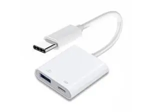 USB-C to USB 3.0 Type-A Female Adapter, PD Charging & Data Converter for Mac, Laptops, Tablets & Phones USB-C to USB 3.0 Type-A Female Adapter, PD Charging & Data Converter for Mac, Laptops, Tablets & Phones