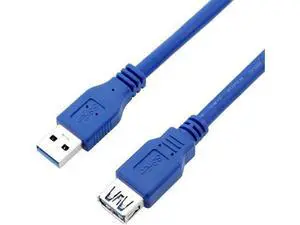 USB Extension Cable,USB 3.0 Extension Cable/USB 3 A-Male to A-Female Cable in Blue, 9.84 ft. / 3.0 m USB Extension Cable,USB 3.0 Extension Cable/USB 3 A-Male to A-Female Cable in Blue, 9.84 ft. / 3.0 m