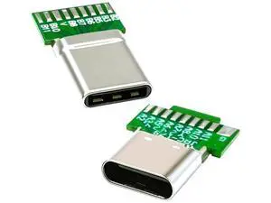 2 Pack USB C DIY Connector, USB 3.1 Type C PD 65W 18Pin Male & Female Solder Adapter with PCB Board for Port Repair Replacement 2 Pack USB C DIY Connector, USB 3.1 Type C PD 65W 18Pin Male & Female Solder Adapter with PCB Board for Port Repair Replacement
