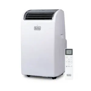 BLACK+DECKER Smart Portable Air Conditioner with Heat, 12,000 BTU (8,350 BTU SACC) Cooling, 10,500 BTU Heating for Rooms up to 550 Sq. Ft., Follow Me Remote, BPACT12HWT, White BLACK+DECKER Smart Portable Air Conditioner with Heat, 12,000 BTU (8,350 BTU SACC) Cooling, 10,500 BTU Heating for Rooms up to 550 Sq. Ft., Follow Me Remote, BPACT12HWT, White