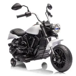 12V Electric Motorcycle for Kids, 3-Wheel Ride On Toy w/Detachable Training Wheels, Soft Start, Reverse, Headlight, Horn & Music, Battery Powered Kids Motorcycle for Toddler Boy Girl Ages 3-5, White 12V Electric Motorcycle for Kids, 3-Wheel Ride On Toy w/Detachable Training Wheels, Soft Start, Reverse, Headlight, Horn & Music, Battery Powered Kids Motorcycle for Toddler Boy Girl Ages 3-5, White