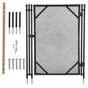 Patikuin Heavy Duty Removable Pool Safety Fence & Gate for Inground/Above Ground Pools, Durable Mesh Barrier, Weather Resistant, Modular Design for Child & Pet Safety, Individual Gate Patikuin Heavy Duty Removable Pool Safety Fence & Gate for Inground/Above Ground Pools, Durable Mesh Barrier, Weather Resistant, Modular Design for Child & Pet Safety, Individual Gate