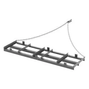Patikuin 72" Heavy Duty Drag Harrow for ATV UTV Tractor, Tow Behind Driveway Grader & Landscape Rake, 6 ft Chain Included, Adjustable Width for Lawn Gravel Leveling, Grey Patikuin 72" Heavy Duty Drag Harrow for ATV UTV Tractor, Tow Behind Driveway Grader & Landscape Rake, 6 ft Chain Included, Adjustable Width for Lawn Gravel Leveling, Grey