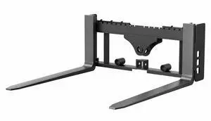 Patikuin Heavy Duty 4000 lbs Skid Steer Pallet Fork Attachment, 48" Adjustable Forks with 2" Receiver Hitch, Compatible with Kubota & Compact Loaders Patikuin Heavy Duty 4000 lbs Skid Steer Pallet Fork Attachment, 48" Adjustable Forks with 2" Receiver Hitch, Compatible with Kubota & Compact Loaders