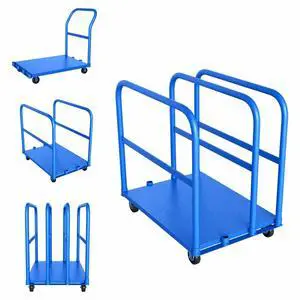 2000 Lbs Heavy Duty 2-in-1 Platform Truck, Q235 Thickened Steel Flatbed Hand Truck, Foldable Push Cart Dolly with 4 Swivel Wheels (2 with Brakes), for Warehouse, Workshop, Moving and Industrial Use 2000 Lbs Heavy Duty 2-in-1 Platform Truck, Q235 Thickened Steel Flatbed Hand Truck, Foldable Push Cart Dolly with 4 Swivel Wheels (2 with Brakes), for Warehouse, Workshop, Moving and Industrial Use