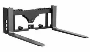 Patikuin 45" Pallet Fork Frame for Mini Skid Steer, 2500 lbs Capacity with 42" Forks, Compatible with Kubota & Compact Loaders Patikuin 45" Pallet Fork Frame for Mini Skid Steer, 2500 lbs Capacity with 42" Forks, Compatible with Kubota & Compact Loaders