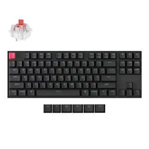 Keychron K8 V2 Wireless RGB Mechanical Keyboard, QMK/VIA Programmable, Hot-Swappable Super Red Switches, 87-Key TKL PBT Keycaps, Dual-Mode Bluetooth 5.2 & USB-C Wired, for Mac, Windows, Linux Keychron K8 V2 Wireless RGB Mechanical Keyboard, QMK/VIA Programmable, Hot-Swappable Super Red Switches, 87-Key TKL PBT Keycaps, Dual-Mode Bluetooth 5.2 & USB-C Wired, for Mac, Windows, Linux