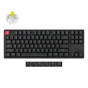 Keychron K8 Version 2 TKL Wireless Mechanical Keyboard, QMK/Launcher Bluetooth 5.2/Wired, RGB Backlit Shine-Through PBT Keycaps, Super Banana Switch, Aluminum Frame for Mac Windows Linux Keychron K8 Version 2 TKL Wireless Mechanical Keyboard, QMK/Launcher Bluetooth 5.2/Wired, RGB Backlit Shine-Through PBT Keycaps, Super Banana Switch, Aluminum Frame for Mac Windows Linux