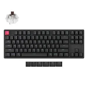 Keychron K8 Version 2 TKL Wireless Mechanical Keyboard, QMK/Launcher Bluetooth 5.2/Wired, RGB Backlit Shine-Through PBT Keycaps, Super Brown Switch, Aluminum Frame for Mac Windows Linux Keychron K8 Version 2 TKL Wireless Mechanical Keyboard, QMK/Launcher Bluetooth 5.2/Wired, RGB Backlit Shine-Through PBT Keycaps, Super Brown Switch, Aluminum Frame for Mac Windows Linux