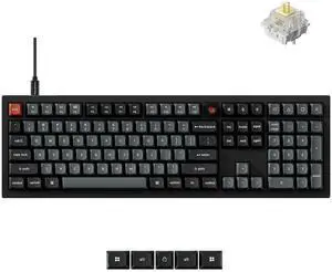 Keychron V6 8K Full Size Wired Mechanical Keyboard with Programmable Knob, 8000 Hz Polling Rate, OSA PBT Keycaps, Hot-swappable Super Banana Switchs, RGB Backlit for Mac Windows Linux Keychron V6 8K Full Size Wired Mechanical Keyboard with Programmable Knob, 8000 Hz Polling Rate, OSA PBT Keycaps, Hot-swappable Super Banana Switchs, RGB Backlit for Mac Windows Linux
