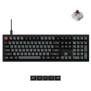 Keychron V6 8K Full Size Wired Mechanical Keyboard with Programmable Knob, 8000 Hz Polling Rate, OSA PBT Keycaps, Hot-swappable Super Brown Switchs, RGB Backlit for Mac Windows Linux Keychron V6 8K Full Size Wired Mechanical Keyboard with Programmable Knob, 8000 Hz Polling Rate, OSA PBT Keycaps, Hot-swappable Super Brown Switchs, RGB Backlit for Mac Windows Linux