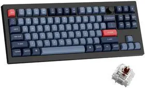Keychron V3 Max TKL Wireless Mechanical Keyboard, QMK/VIA RGB Bluetooth/2.4 GHz/Wired, 87 Keys Hot-Swappable with Gateron Brown Switch, Compatible with Mac Windows Linux Keychron V3 Max TKL Wireless Mechanical Keyboard, QMK/VIA RGB Bluetooth/2.4 GHz/Wired, 87 Keys Hot-Swappable with Gateron Brown Switch, Compatible with Mac Windows Linux