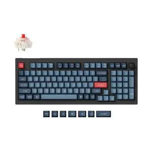 Keychron V5 Max Custom Wireless Mechanical Gaming Keyboard with Number Pad, 96% Layout QMK/VIA 2.4 GHz/Bluetooth 5.1/Wired, RGB Backlit Hot-Swappable Gateron Red Switch for Mac Windows Linux Keychron V5 Max Custom Wireless Mechanical Gaming Keyboard with Number Pad, 96% Layout QMK/VIA 2.4 GHz/Bluetooth 5.1/Wired, RGB Backlit Hot-Swappable Gateron Red Switch for Mac Windows Linux