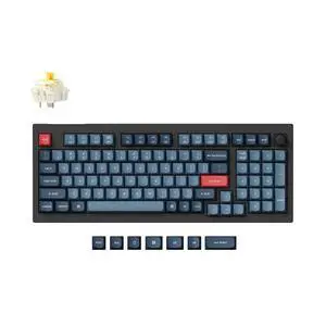 Keychron V5 Max Custom Wireless Mechanical Gaming Keyboard with Number Pad, 96% Layout QMK/VIA 2.4 GHz/Bluetooth 5.1/Wired, RGB Backlit Hot-Swappable Gateron Banana Switch for Mac Windows Linux Keychron V5 Max Custom Wireless Mechanical Gaming Keyboard with Number Pad, 96% Layout QMK/VIA 2.4 GHz/Bluetooth 5.1/Wired, RGB Backlit Hot-Swappable Gateron Banana Switch for Mac Windows Linux