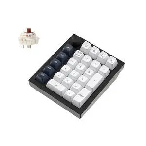Keychron Q0 Max Wireless Custom Mechanical Numpad, 2.4 GHz/Bluetooth 5.1/Wired QMK Number Pad, RGB Hot-Swappable with Gateron Brown Switch for Laptop Mac Windows Linux - Black Keychron Q0 Max Wireless Custom Mechanical Numpad, 2.4 GHz/Bluetooth 5.1/Wired QMK Number Pad, RGB Hot-Swappable with Gateron Brown Switch for Laptop Mac Windows Linux - Black