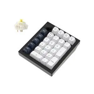 Keychron Q0 Max Wireless Custom Mechanical Numpad, 2.4 GHz/Bluetooth 5.1/Wired QMK Number Pad, RGB Hot-Swappable with Gateron Banana Switch for Laptop Mac Windows Linux - Black Keychron Q0 Max Wireless Custom Mechanical Numpad, 2.4 GHz/Bluetooth 5.1/Wired QMK Number Pad, RGB Hot-Swappable with Gateron Banana Switch for Laptop Mac Windows Linux - Black