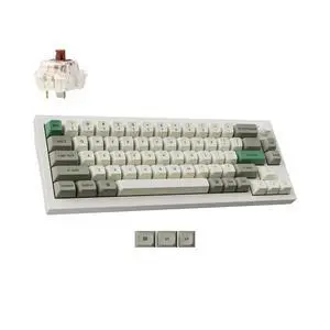 Keychron Q2 Max Wireless Custom Mechanical Gaming Keyboard, QMK/VIA Programmable Knob 2.4 GHz/Bluetooth 5.1/Wired, 65% Compact RGB Hot-Swap with Gateron Brown Switch for Mac Windows Linux - White Keychron Q2 Max Wireless Custom Mechanical Gaming Keyboard, QMK/VIA Programmable Knob 2.4 GHz/Bluetooth 5.1/Wired, 65% Compact RGB Hot-Swap with Gateron Brown Switch for Mac Windows Linux - White