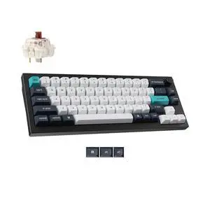 Keychron Q2 Max Wireless Custom Mechanical Gaming Keyboard, QMK/VIA Programmable Knob 2.4 GHz/Bluetooth 5.1/Wired, 65% Compact RGB Hot-Swap with Gateron Brown Switch for Mac Windows Linux - Black Keychron Q2 Max Wireless Custom Mechanical Gaming Keyboard, QMK/VIA Programmable Knob 2.4 GHz/Bluetooth 5.1/Wired, 65% Compact RGB Hot-Swap with Gateron Brown Switch for Mac Windows Linux - Black
