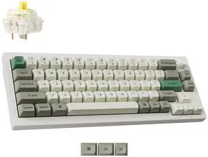 Keychron Q2 Max Wireless Custom Mechanical Gaming Keyboard, QMK/VIA Programmable Knob 2.4 GHz/Bluetooth 5.1/Wired, 65% Compact RGB Hot-Swap with Gateron Banana Switch for Mac Windows Linux - White Keychron Q2 Max Wireless Custom Mechanical Gaming Keyboard, QMK/VIA Programmable Knob 2.4 GHz/Bluetooth 5.1/Wired, 65% Compact RGB Hot-Swap with Gateron Banana Switch for Mac Windows Linux - White