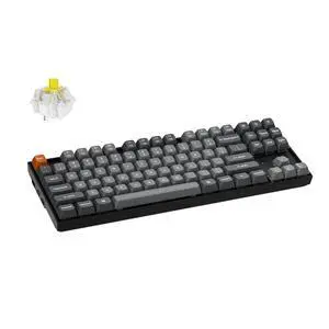 Keychron K8 Max Wireless Mechanical Gaming Keyboard, TKL Layout QMK 2.4 GHz/Bluetooth 5.1/Wired Tri-Mode Connection, RGB with Keychron Super Banana Switch Compatible with Mac Windows Linux Keychron K8 Max Wireless Mechanical Gaming Keyboard, TKL Layout QMK 2.4 GHz/Bluetooth 5.1/Wired Tri-Mode Connection, RGB with Keychron Super Banana Switch Compatible with Mac Windows Linux
