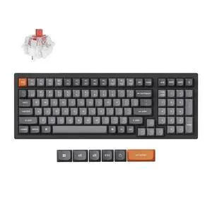 Keychron K4 Max Mechanical Keyboard Wireless with Number Pad, 2.4 GHz/Bluetooth 5.1/Wired Custom Keyboard with 100 Keys, Programmable RGB Backlight Hot-Swappable for Mac Windows Linux Keychron K4 Max Mechanical Keyboard Wireless with Number Pad, 2.4 GHz/Bluetooth 5.1/Wired Custom Keyboard with 100 Keys, Programmable RGB Backlight Hot-Swappable for Mac Windows Linux