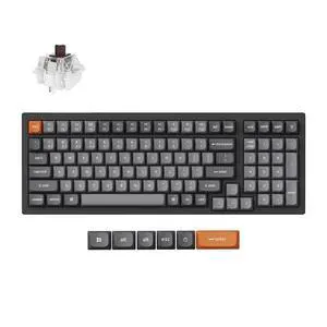 Keychron K4 Max Mechanical Keyboard Wireless with Number Pad, 2.4 GHz/Bluetooth 5.1/Wired Custom Keyboard with 100 Keys, Programmable RGB Backlight Hot-Swappable for Mac Windows Linux Keychron K4 Max Mechanical Keyboard Wireless with Number Pad, 2.4 GHz/Bluetooth 5.1/Wired Custom Keyboard with 100 Keys, Programmable RGB Backlight Hot-Swappable for Mac Windows Linux