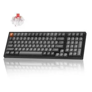 Keychron K4 Max Wireless Custom Mechanical Keyboard with Number Pad, QMK Programmable 100 Keys RGB Backlight, Bluetooth/2.4 GHz/Wired PBT Keycaps Compatible with Mac Windows Linux Keychron K4 Max Wireless Custom Mechanical Keyboard with Number Pad, QMK Programmable 100 Keys RGB Backlight, Bluetooth/2.4 GHz/Wired PBT Keycaps Compatible with Mac Windows Linux