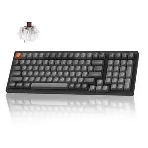 Keychron K4 Max Wireless Custom Mechanical Keyboard with Number Pad, QMK Programmable 100 Keys RGB Backlight, Bluetooth/2.4 GHz/Wired PBT Keycaps Compatible with Mac Windows Linux Keychron K4 Max Wireless Custom Mechanical Keyboard with Number Pad, QMK Programmable 100 Keys RGB Backlight, Bluetooth/2.4 GHz/Wired PBT Keycaps Compatible with Mac Windows Linux