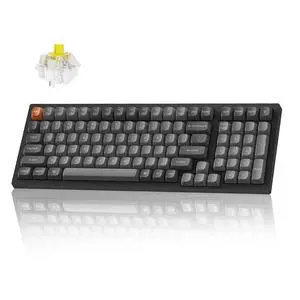 Keychron K4 Max Wireless Custom Mechanical Keyboard with Number Pad, QMK Programmable 100 Keys RGB Backlight, Bluetooth/2.4 GHz/Wired PBT Keycaps Compatible with Mac Windows Linux Keychron K4 Max Wireless Custom Mechanical Keyboard with Number Pad, QMK Programmable 100 Keys RGB Backlight, Bluetooth/2.4 GHz/Wired PBT Keycaps Compatible with Mac Windows Linux