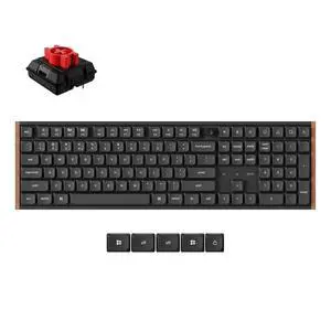 Keychron K5 Ultra 8K Wireless Mechanical Keyboard, Full Size Low Profile RGB Keyboard with Knob, ZMK Programmable, 2.4GHz/Bluetooth/USB-C, Hot-Swappable Milk POM, PBT Keycaps for Mac/Windows, Black Keychron K5 Ultra 8K Wireless Mechanical Keyboard, Full Size Low Profile RGB Keyboard with Knob, ZMK Programmable, 2.4GHz/Bluetooth/USB-C, Hot-Swappable Milk POM, PBT Keycaps for Mac/Windows, Black