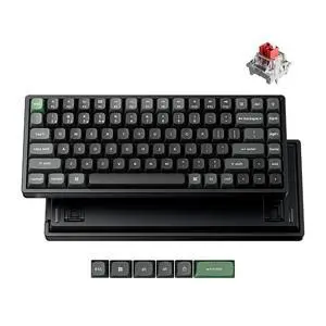 Keychron K2 Ultra 8K 75% Wireless Mechanical Keyboard, Hot-Swappable Keyboard with Apex Red Switches, 760h Battery Life, Bluetooth/2.4GHz/Wired, PBT Keycaps, ZMK Programmable, RGB, Mac Windows Linux Keychron K2 Ultra 8K 75% Wireless Mechanical Keyboard, Hot-Swappable Keyboard with Apex Red Switches, 760h Battery Life, Bluetooth/2.4GHz/Wired, PBT Keycaps, ZMK Programmable, RGB, Mac Windows Linux