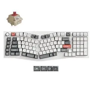 Keychron Q13 Ultra 8K Wireless Mechanical Keyboard, White 96% Alice Ergonomic Keyboard with Numpad, Full Aluminum RGB Custom Keyboard, Hot-Swappable Silk POM Switch for Mac Windows Linux Keychron Q13 Ultra 8K Wireless Mechanical Keyboard, White 96% Alice Ergonomic Keyboard with Numpad, Full Aluminum RGB Custom Keyboard, Hot-Swappable Silk POM Switch for Mac Windows Linux