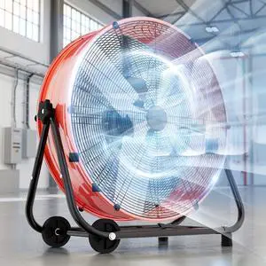 24 Inch Industrial Drum Fan,8800 CFM High Velocity Floor Fan With 360°Adjustable Tilt,Heavy Duty Metal Fan with 760 sq.ft,3 Speed,Electric Fan For Commercial,Factory,Basement(Red) 24 Inch Industrial Drum Fan,8800 CFM High Velocity Floor Fan With 360°Adjustable Tilt,Heavy Duty Metal Fan with 760 sq.ft,3 Speed,Electric Fan For Commercial,Factory,Basement(Red)