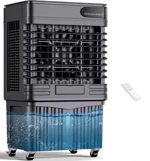 3600CFM Swamp Cooler,Evaporative Air Cooler with 13.5-Gal Water Tank,4 Ice Packs,Evaporative Cooler for Outdoor Patio Garage Commercial Use Black 3600CFM Swamp Cooler,Evaporative Air Cooler with 13.5-Gal Water Tank,4 Ice Packs,Evaporative Cooler for Outdoor Patio Garage Commercial Use Black