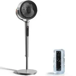 Pedestal Fan for Bedroom,38-46" Adjustable Height,120°+120°Omnidirectional Oscillating Standing Fan,Quiet Floor Fan with DC Motor,16 Speeds,4 Modes Circulator with Remote,12H Timer,Silver Pedestal Fan for Bedroom,38-46" Adjustable Height,120°+120°Omnidirectional Oscillating Standing Fan,Quiet Floor Fan with DC Motor,16 Speeds,4 Modes Circulator with Remote,12H Timer,Silver