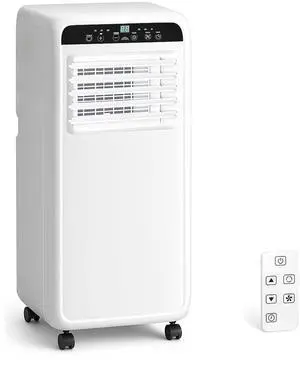 Portable Air Conditioner, 8000BTU AC Unit for Bedroom, 3-in-1 Modes with Dehumidifier, Cool, Fan,Remote Control & Installation Kit, 24H Timer, Quiet Standing AC Unit for Rooms up to 400 sq.ft Portable Air Conditioner, 8000BTU AC Unit for Bedroom, 3-in-1 Modes with Dehumidifier, Cool, Fan,Remote Control & Installation Kit, 24H Timer, Quiet Standing AC Unit for Rooms up to 400 sq.ft