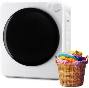 1.5 Cu.Ft Portable Clothes Dryer, 800W Fast Drying Front Load Laundry Dryer with 5 Mode, Mini Electric Clothing Dryer with Stainless Steel Tub, Compact Machine for Apartment, Home, Dorm 1.5 Cu.Ft Portable Clothes Dryer, 800W Fast Drying Front Load Laundry Dryer with 5 Mode, Mini Electric Clothing Dryer with Stainless Steel Tub, Compact Machine for Apartment, Home, Dorm