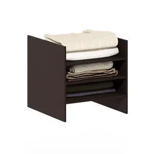 Cubicle Cube Insert, 3-Shelf Cube Organizer, Fits into Furinno Extra Thick Cubes, for Organizers and Storage, Black Dark Oak (Does not fit IKEA Kallax Shelving) Cubicle Cube Insert, 3-Shelf Cube Organizer, Fits into Furinno Extra Thick Cubes, for Organizers and Storage, Black Dark Oak (Does not fit IKEA Kallax Shelving)