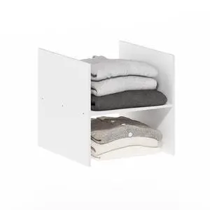 Cubicle Cube Insert, H-Shelf Cube Organizer, Fits into Furinno Extra Thick Cubes, for Organizers and Storage, White (Does not fit IKEA Kallax Shelving) Cubicle Cube Insert, H-Shelf Cube Organizer, Fits into Furinno Extra Thick Cubes, for Organizers and Storage, White (Does not fit IKEA Kallax Shelving)