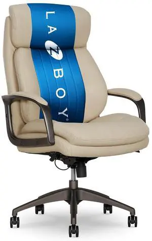 Nova Executive Office Chair - Ergonomic High Back Desk Chair with AIR Lumbar Support - Comfortable Computer Chair for Home Office - Vegan Leather - Cream Nova Executive Office Chair - Ergonomic High Back Desk Chair with AIR Lumbar Support - Comfortable Computer Chair for Home Office - Vegan Leather - Cream