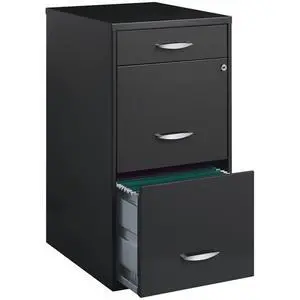 3 Drawers 27.32" Vertical Charcoal Metal Filing Cabinet Lockable Pre-Assembled Stationary Letter Size for Home, Office 3 Drawers 27.32" Vertical Charcoal Metal Filing Cabinet Lockable Pre-Assembled Stationary Letter Size for Home, Office